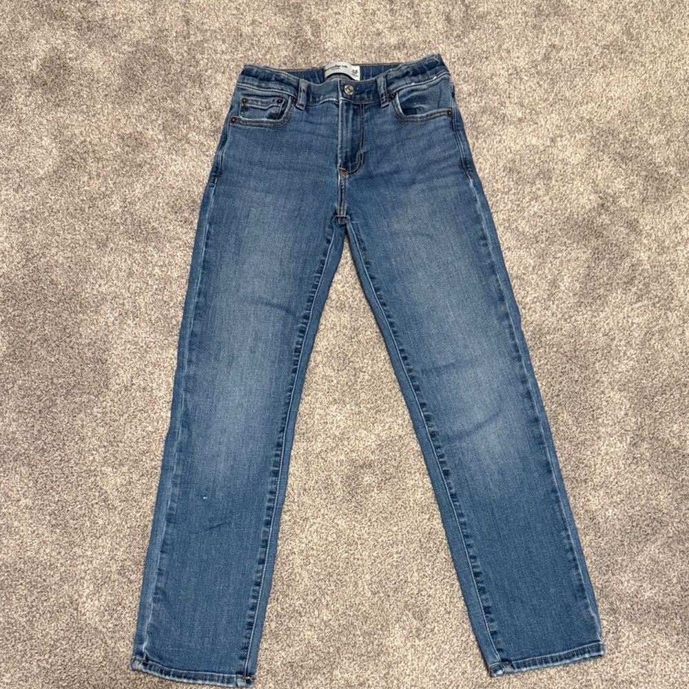 abercrombie kids Blue Straight-Leg Jeans